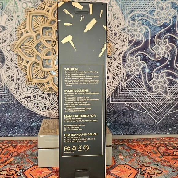 Wavytalk Thermal Express 1.5 Inch Negative lon Thermal Round Brush - Picture 3 of 11